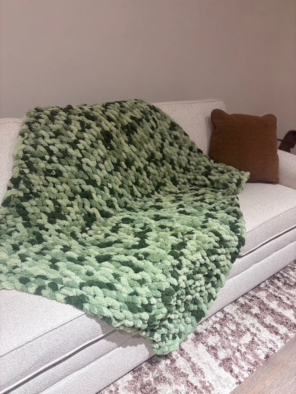 Finger Knit Blanket
