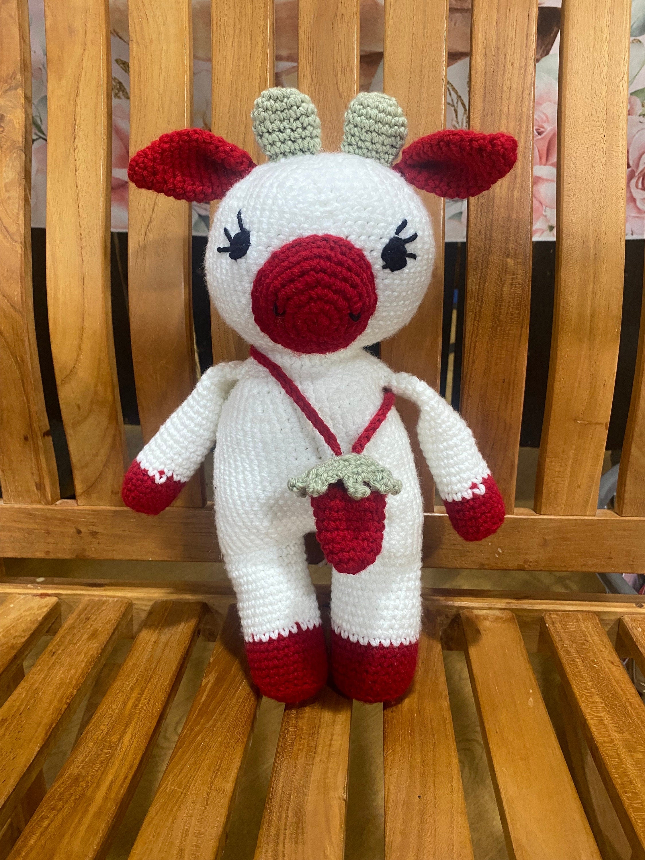 Lyla - Crochet Cow Stuffie