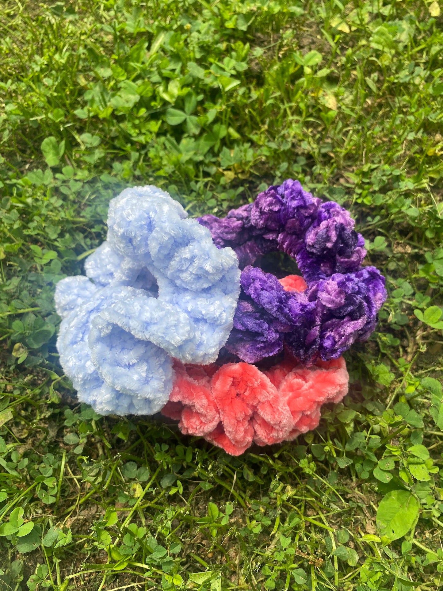 Soft Stitches - Crochet Velvet Scrunchies