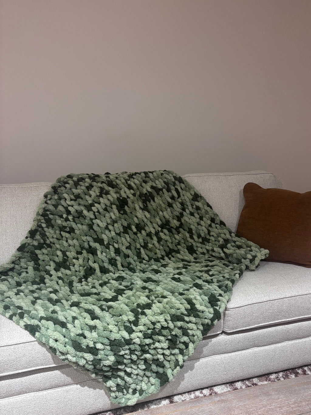 Finger Knit Blanket