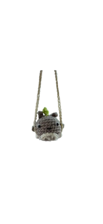 Watch Me Go - Handmade Crochet Charater/Animal Car Hanging