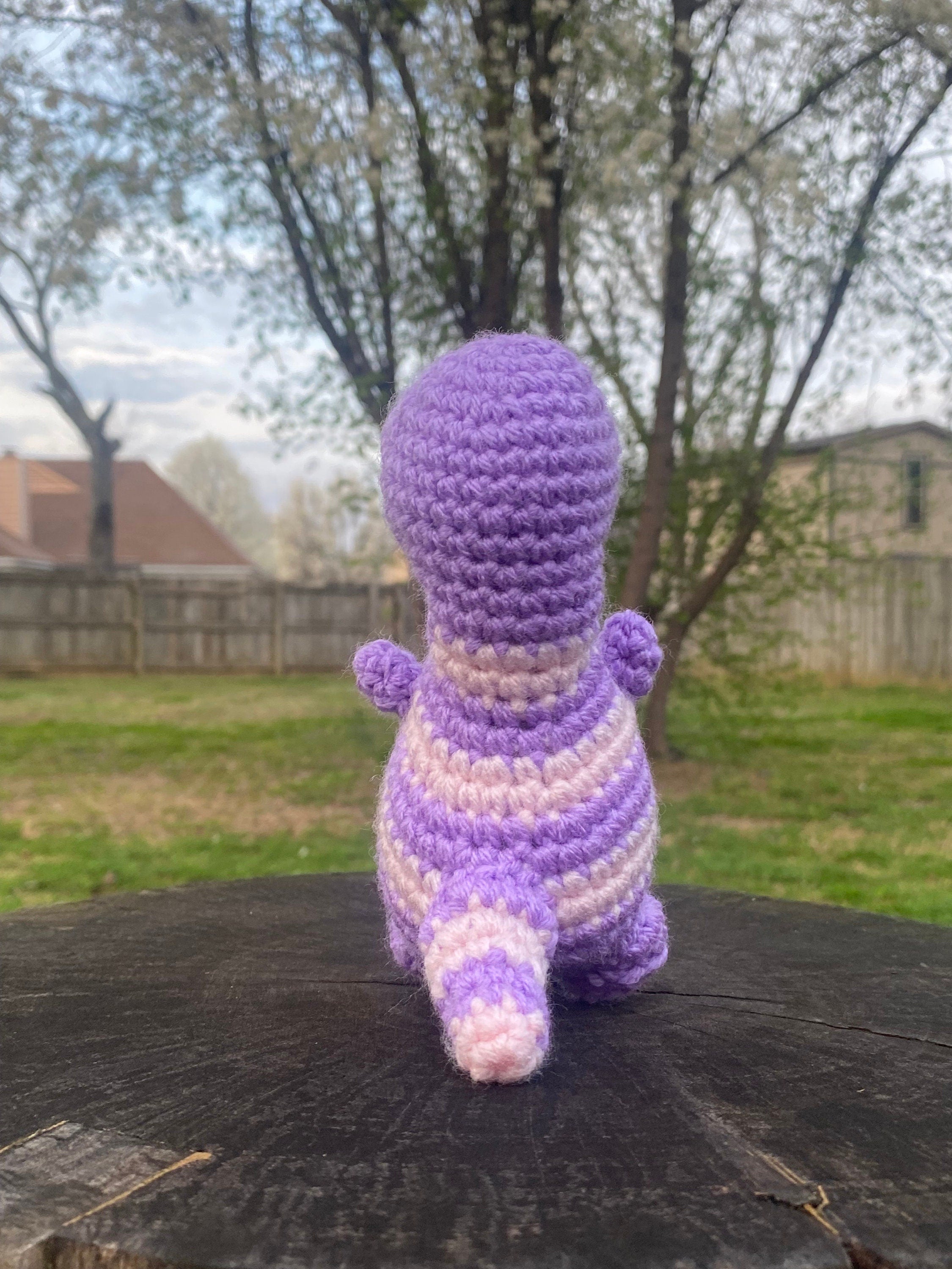 Davey-Handmade Crochet Mini Dino