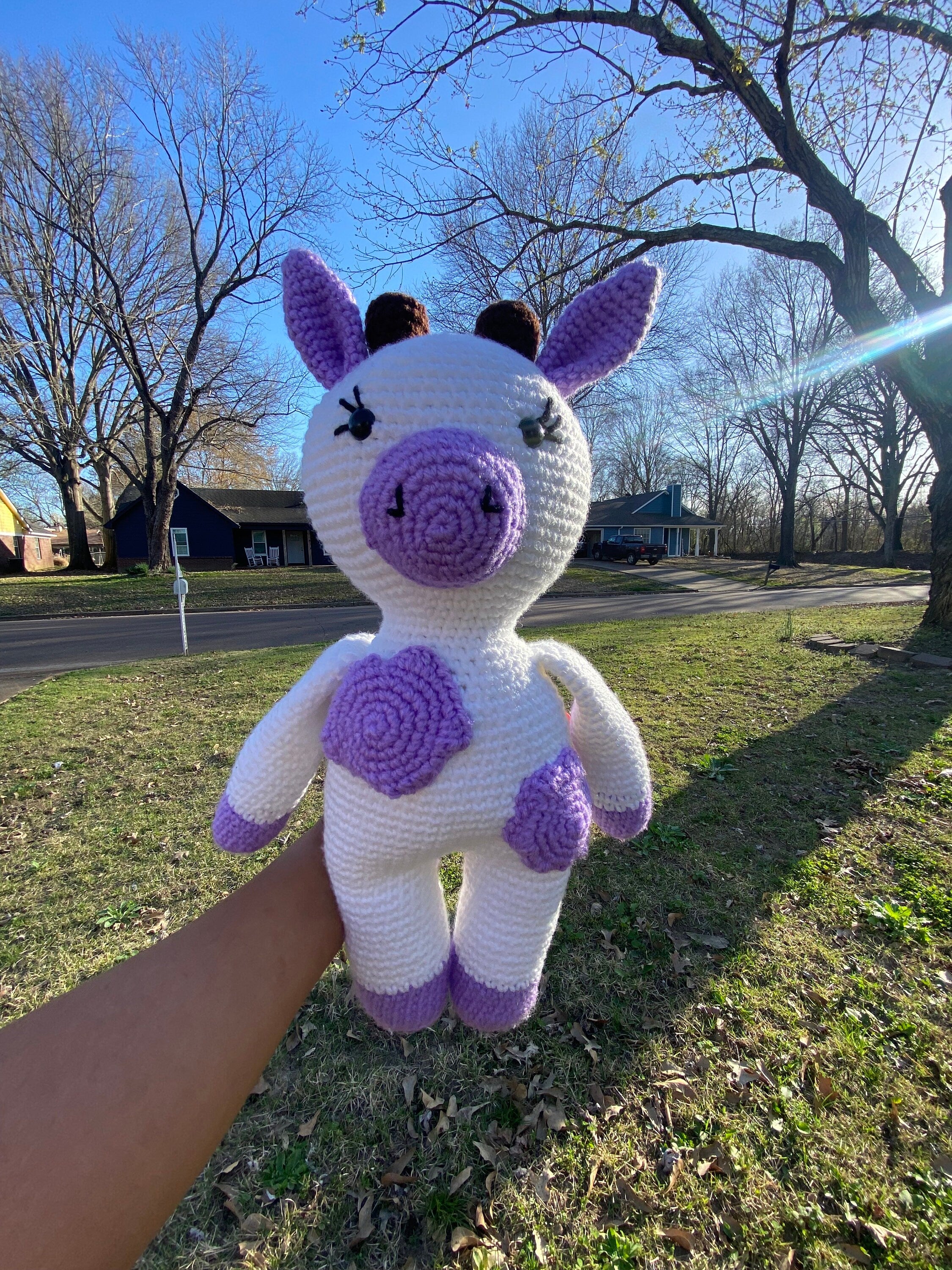 Lyla - Crochet Cow Stuffie